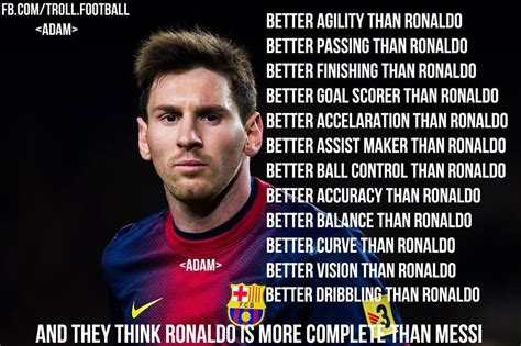 who is better messi or ronald koeman